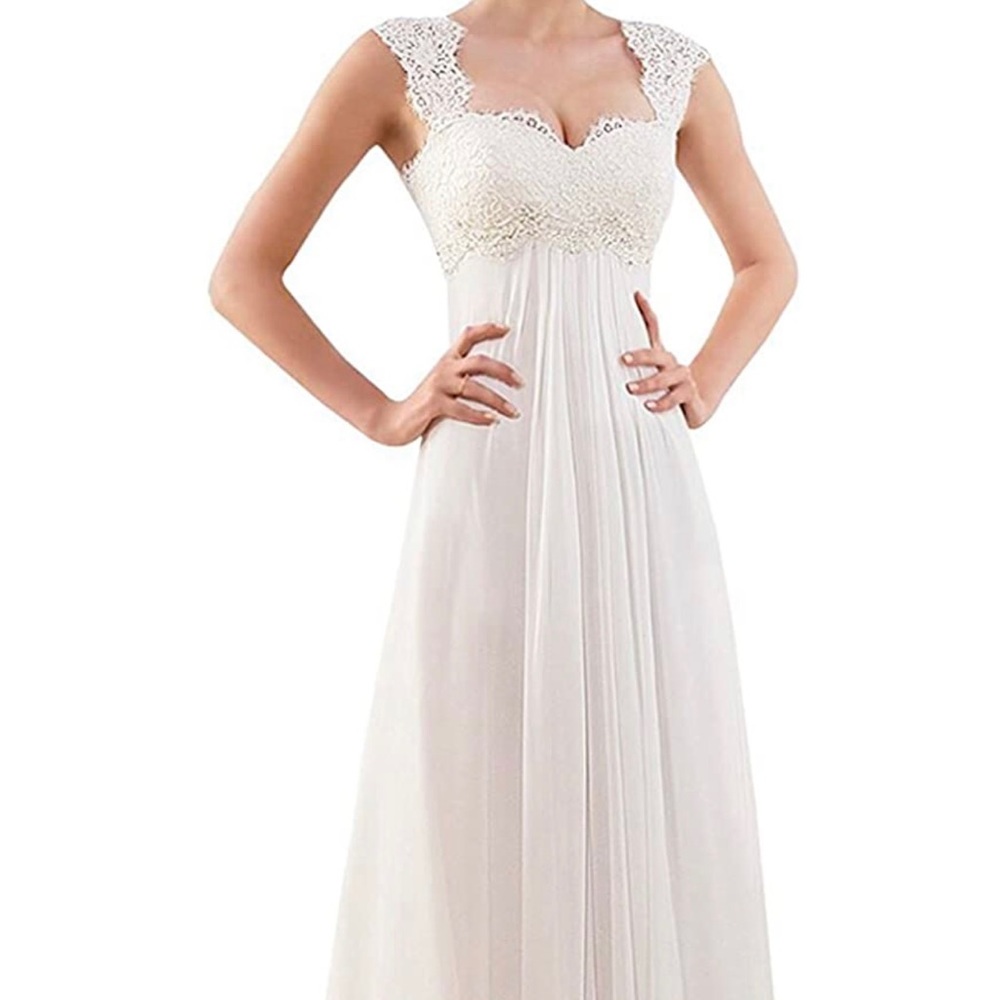 Wedding Dresses for Bride 2021 Sleeveless Lace Petite/Plus